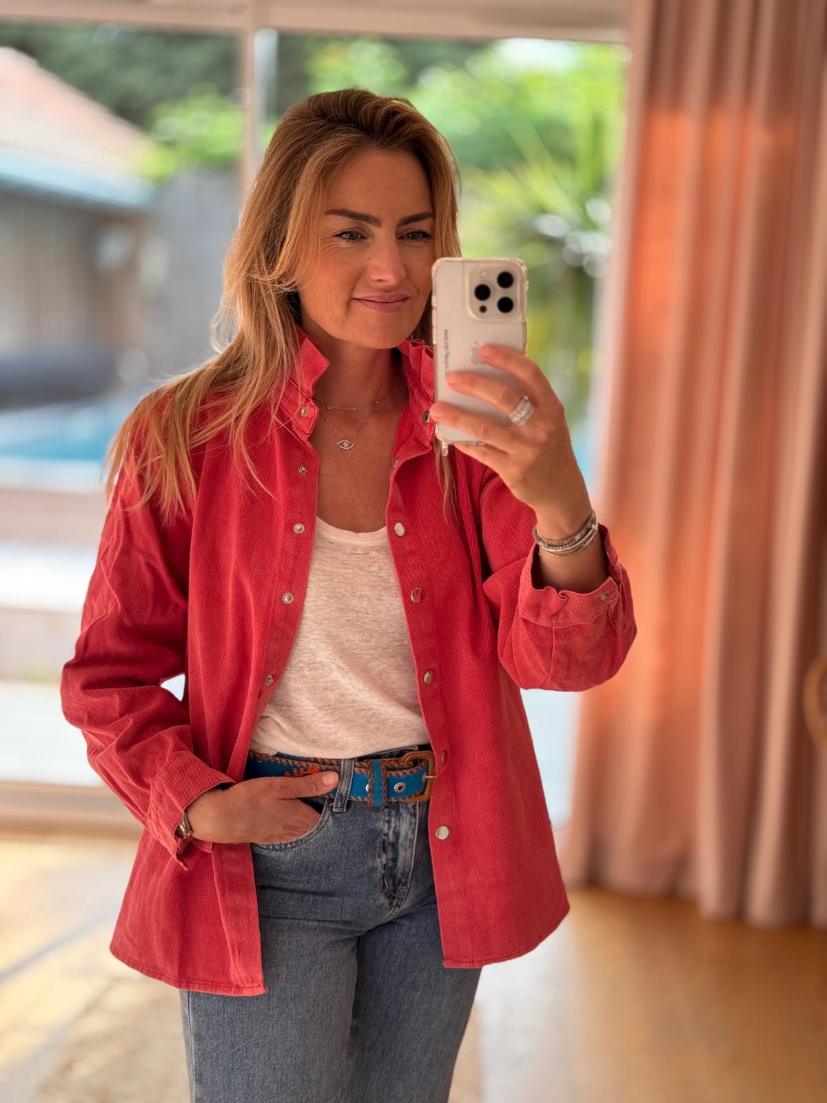 Sur chemise en jeans