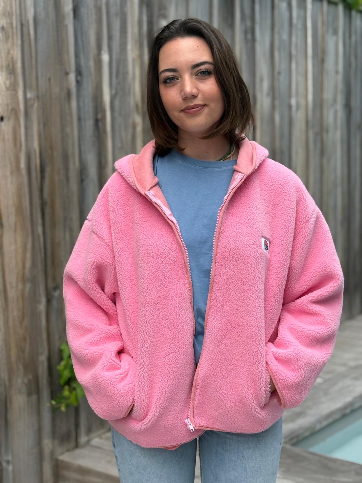 Blouson moumoute à capuche