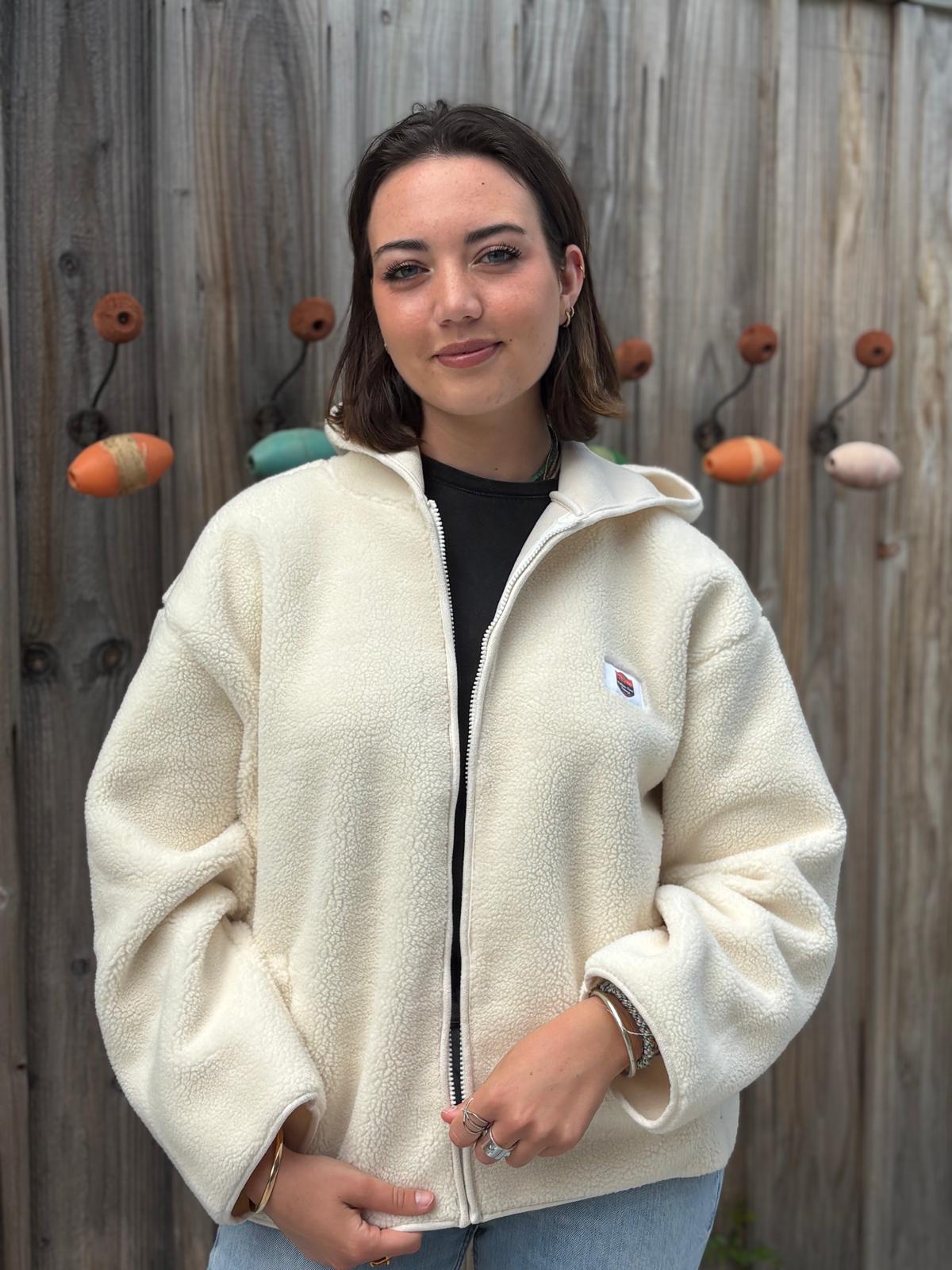 Blouson moumoute à capuche