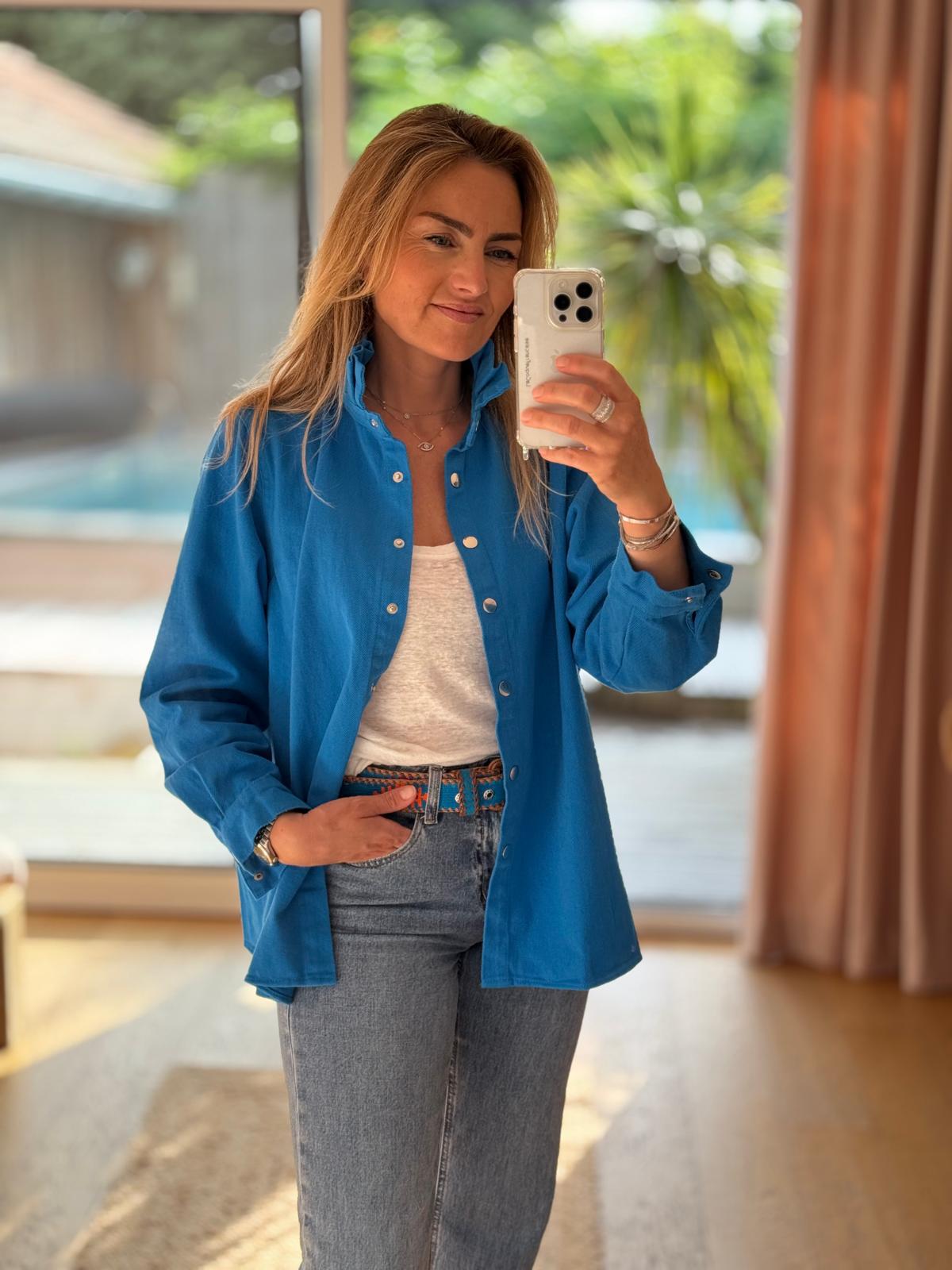 Sur chemise en jeans