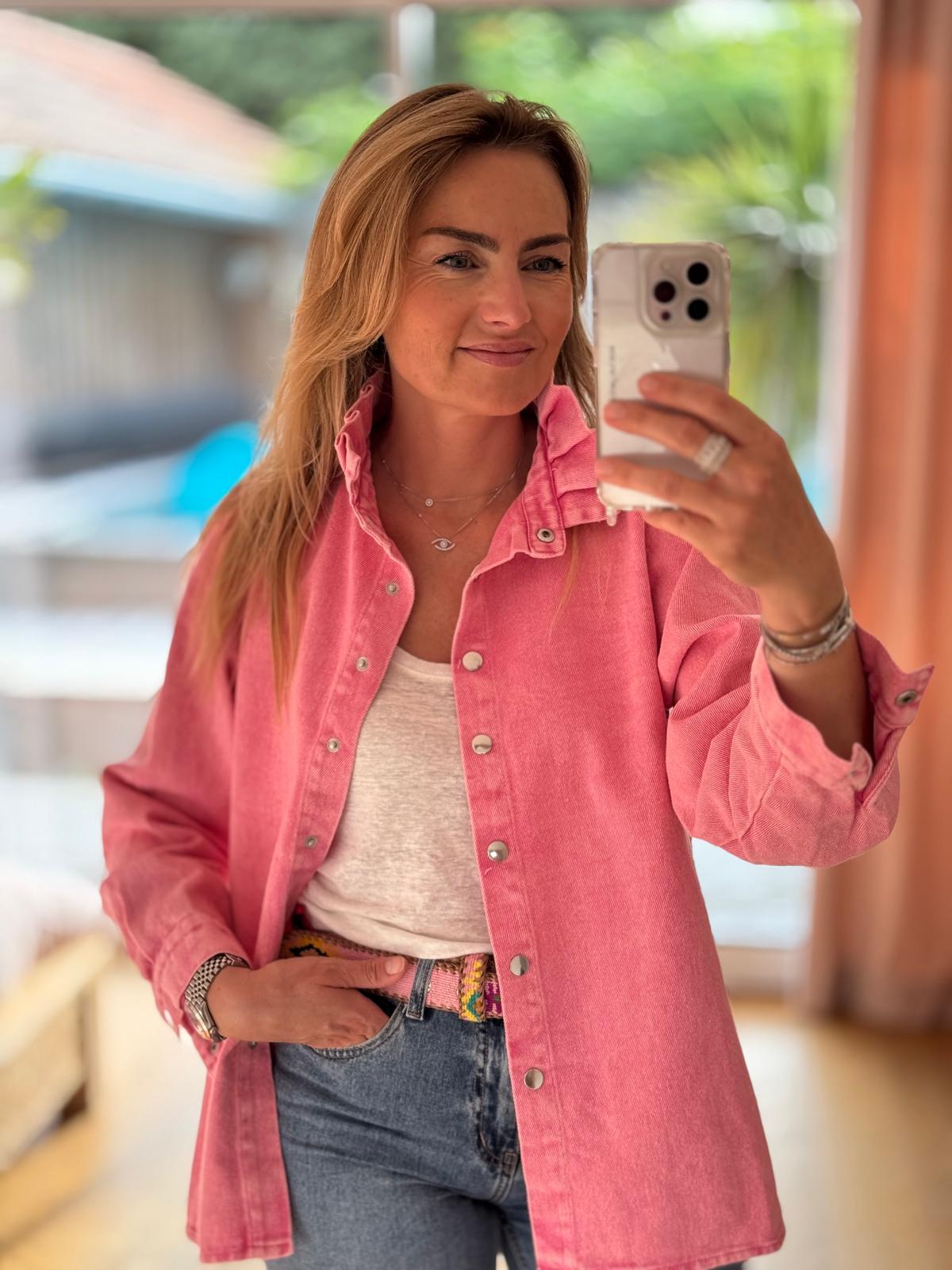Sur chemise en jeans