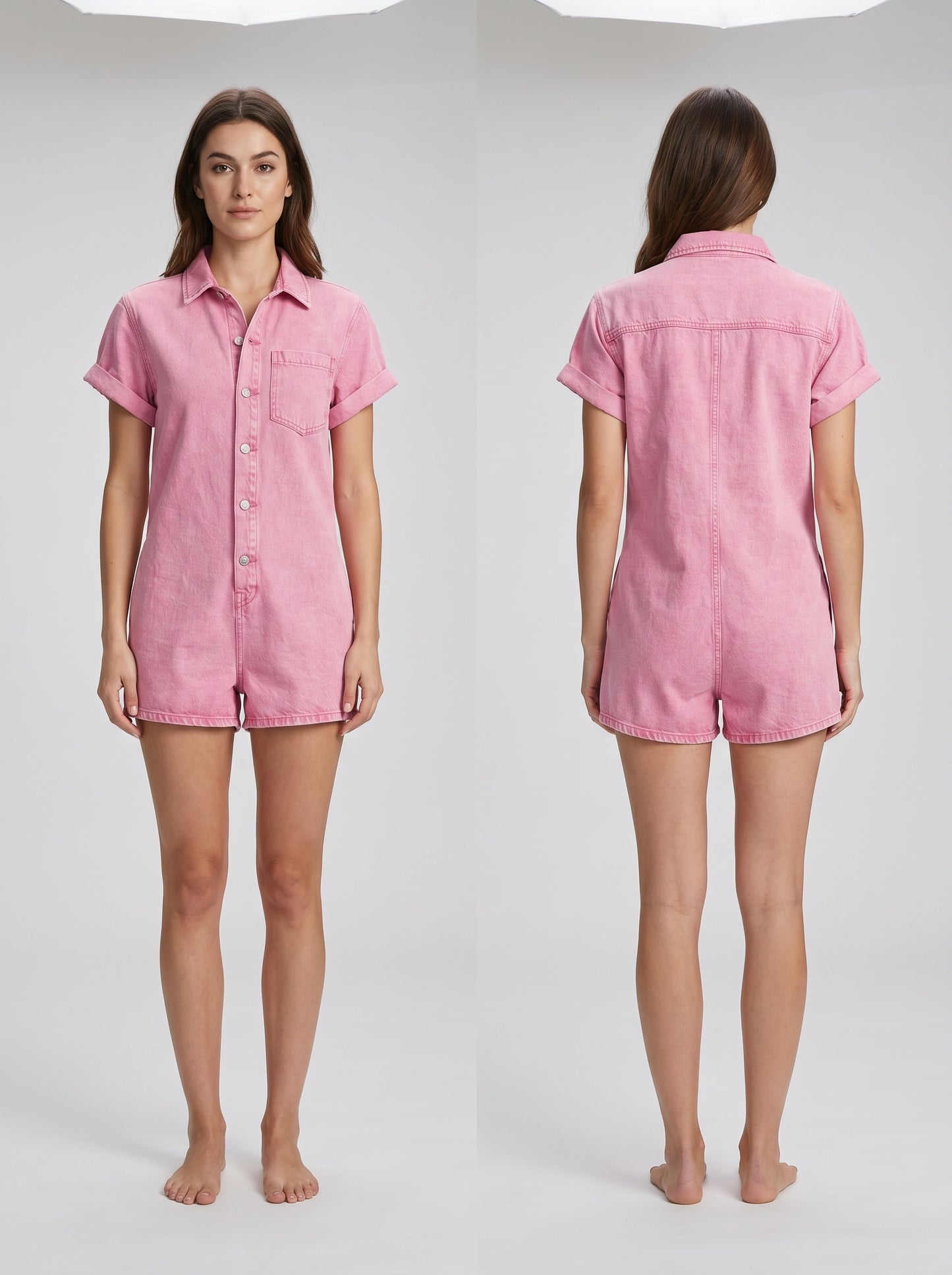 Combi short en jean