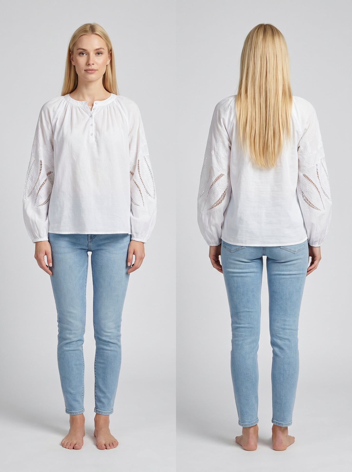 Blouse avec broderie