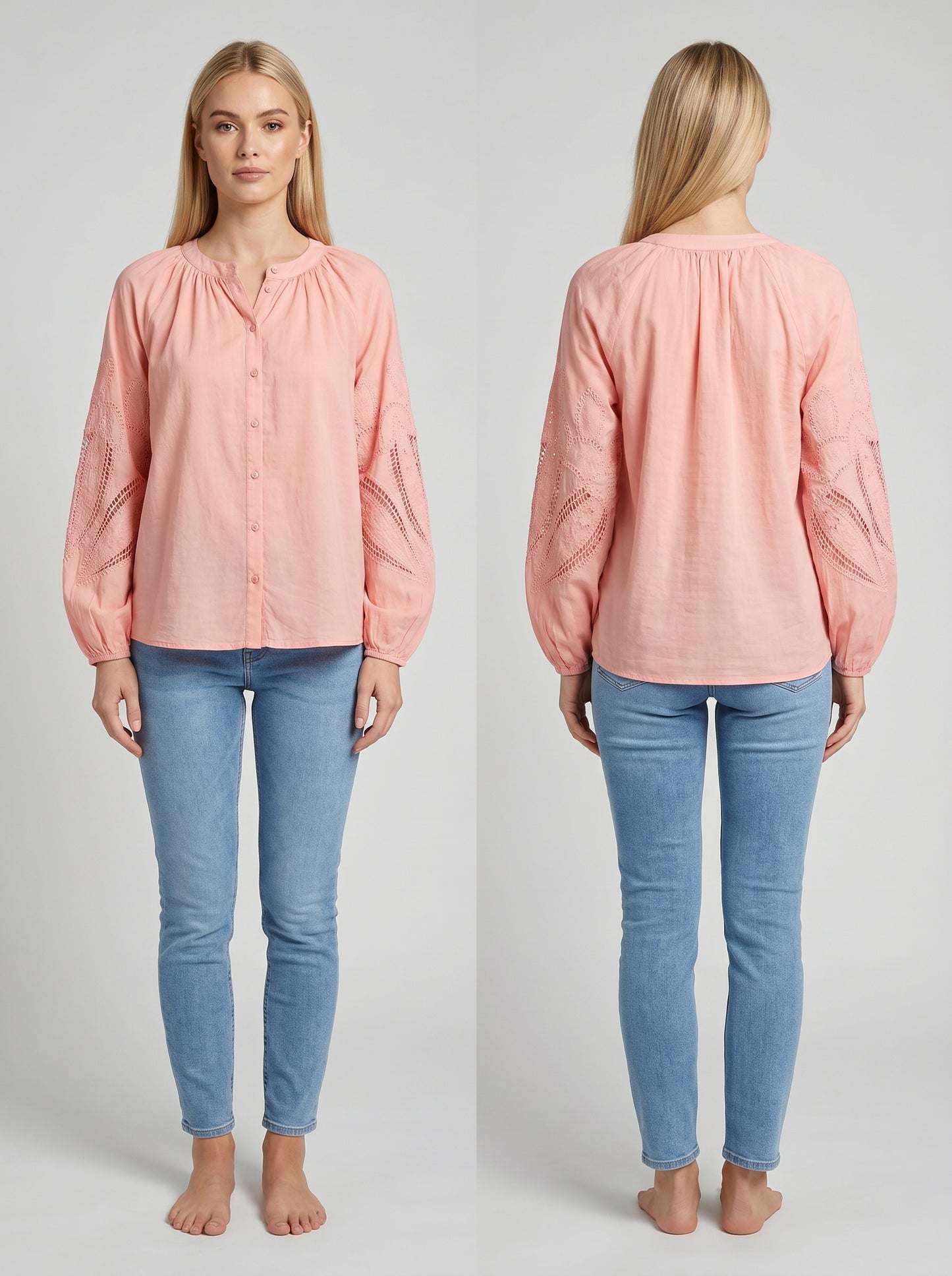 Blouse avec broderie