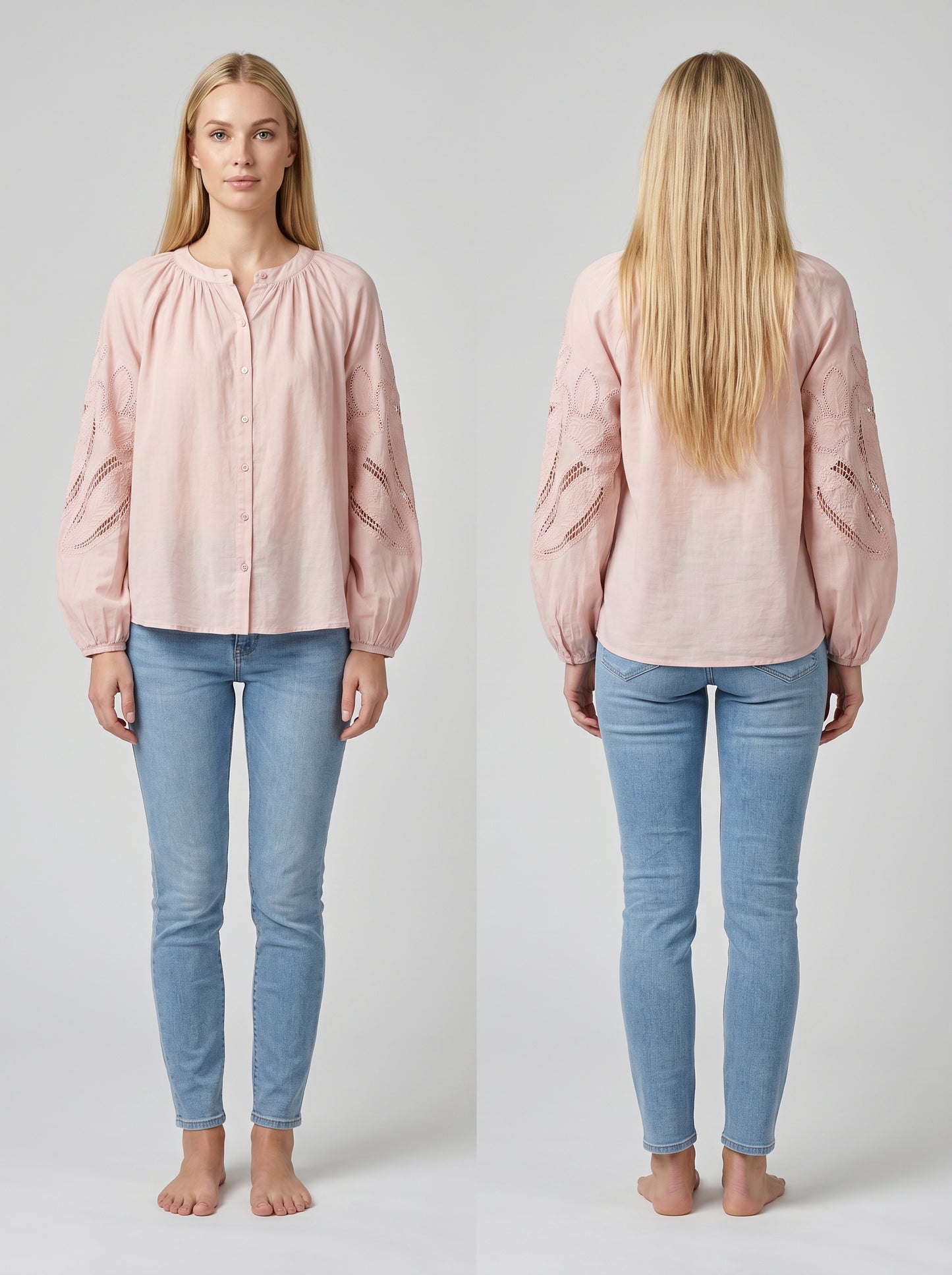 Blouse avec broderie