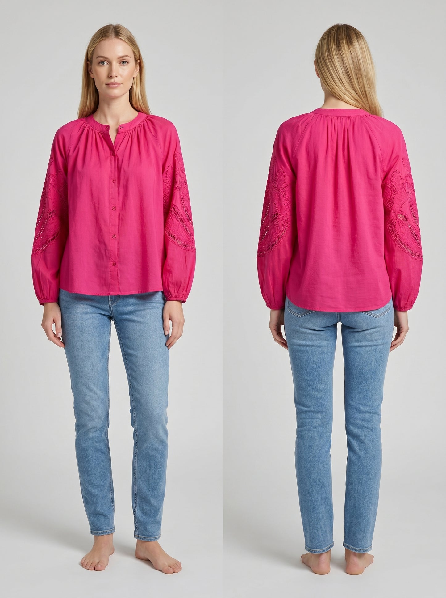 Blouse avec broderie