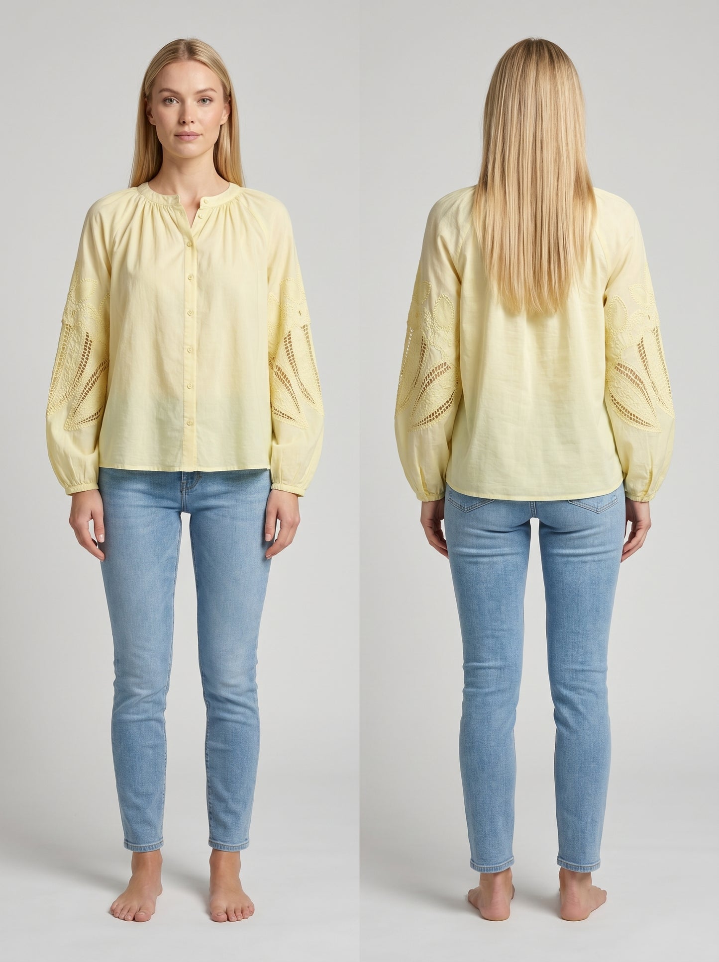 Blouse avec broderie